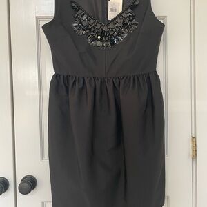 Kate Spade Black Sequin V-Neck Sheath Mini Dress